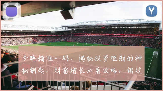 今晚精准一码，揭秘投资理财的神秘钥匙，财富增长必看攻略，错过等一年